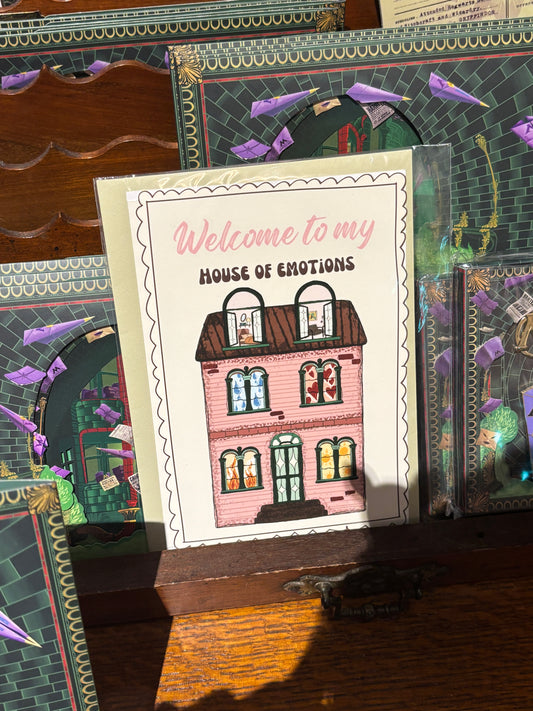 HOUSE OF EMOTIONS Postcard