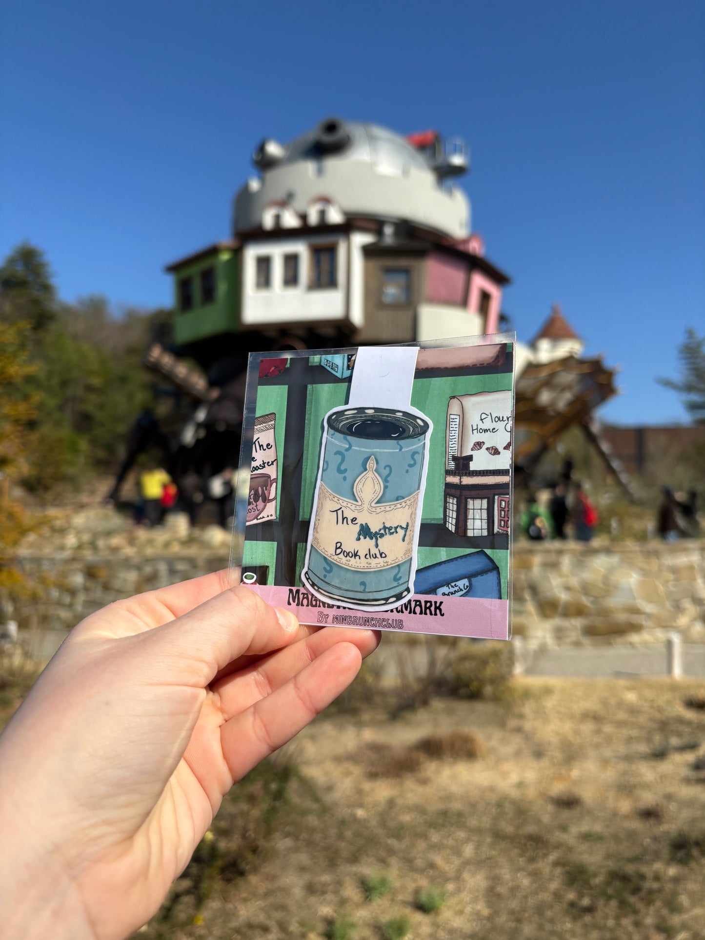 The MYSTERY bookclub bookmark